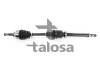 Полуось правая (+ABS) Renault Kangoo/Megane/Scenic 23z-85mm-26z ABS TALOSA 76-RN-8174A (фото 1)