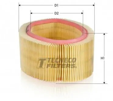 Фільтр повітряний Mercedes 420 All W 126/R 107 10/85-6 Tecneco AR675PMR