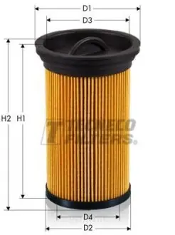 Фильтр топливный BMW 318D/320D 04/98- Tecneco GS0455E
