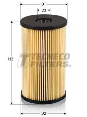 Фильтр топливный Audi A3/Skoda/VW 1,9/2,0TDi 03- Tecneco GS0825E (фото 1)