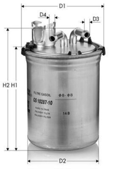 Фильтр топливный VAG 1.9TDI 05/05- Tecneco GS10287