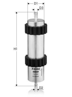 Фільтр паливний Audi A6/A6/S6 IV (4G2,C7) 10- Tecneco GS6008