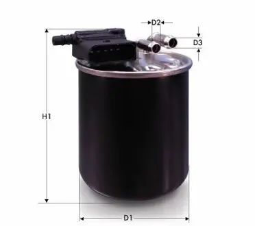 Фильтр топливный Mercedes кузов 117156176246* Tecneco GS820/15