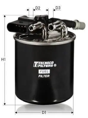 Фильтр топливный (с подогревом) MB (C204) C 220CDI 11-/ML III (W166) 11-/CLS II (C218) 11- Tecneco GS820/17 (фото 1)