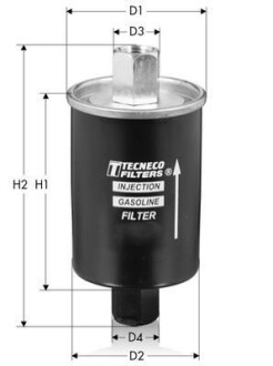 Фільтр паливний (VAZ) Ladamara 1,3i-1,7i 9 Tecneco IN60