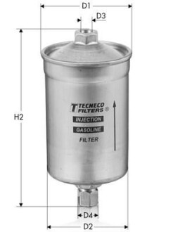 Фильтр топлива Alfa Romeo Fiat Lancia VW - МОДЕ Tecneco IN96
