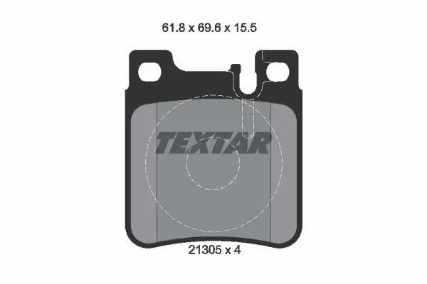Тормозние колодки дисковие TEXTAR 2130504 (фото 1)