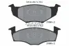 Колодки тормозные дисковые передние VW Polo 95-02, Golf III, Vento 91-98 /Seat Cordoba, Ibiza 99-02 TEXTAR 2186601 (фото 1)