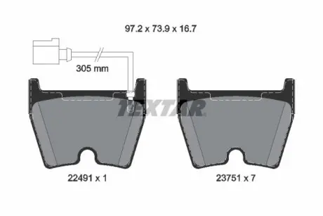 PC Pads TEXTAR 2249101