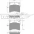 Тормозные колодки дисковые TOMEX 10641 (фото 1)