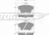 Тормозные колодки дисковые TOMEX 1073 (фото 1)