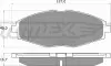 Тормозные колодки дисковые TOMEX 1080 (фото 2)