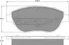 Гальмiвнi колодки дисковi TOMEX 12483 (фото 1)