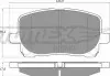 Тормозные колодки дисковые TOMEX 1367 (фото 2)