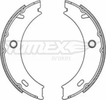 Тормозные колодки барабанные TOMEX 2118