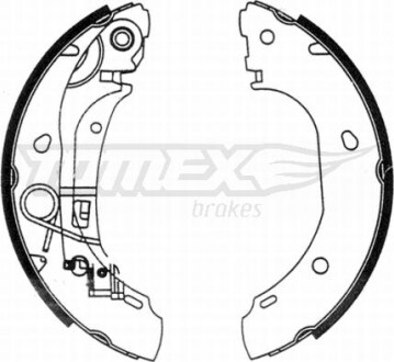 Гальмiвнi колодки барабаннi TOMEX 2131