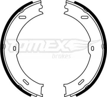 Гальмiвнi колодки барабаннi TOMEX 2213