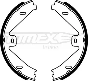 Гальмiвнi колодки барабаннi TOMEX 2216