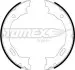 Гальмiвнi колодки барабаннi TOMEX 2227 (фото 1)