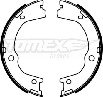 Гальмiвнi колодки барабаннi TOMEX 2306