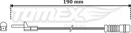 Датчик тормозных колодок TOMEX 3009