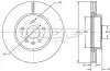 Тормозной диск Opel Insignia A 08- TOMEX 7255 (фото 1)