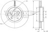 Гальмiвнi диски Toyota Avensis/Corolla 03-09 TOMEX 7323 (фото 1)