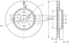 Гальмiвнi диски Citroen C4/Peugeot 208/308 1.0-2.0 04- TOMEX 7364 (фото 1)