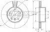 Гальмiвний диск BMW 1 (F20)/3 (F30)/4 (F32) 11- TOMEX 7401 (фото 1)