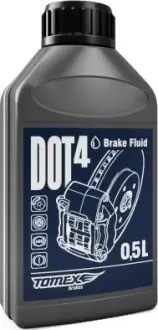 Гальмiвна рiдина DOT-4 0.5L TOMEX DO40