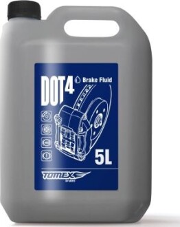 Гальмiвна рiдина DOT-4 5L TOMEX DO45