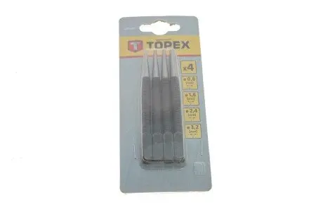 Пробивач для цвяхів, набір 4 шт. TOPEX 03A440