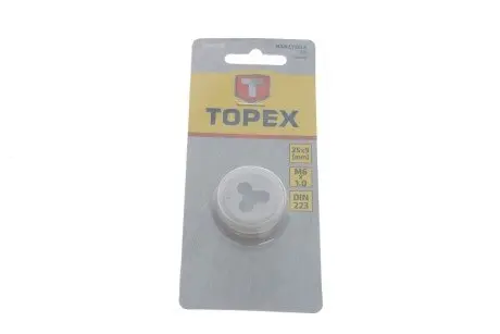 Інструмент для нарізки різьби (плашка) M6x1 TOPEX 14A306