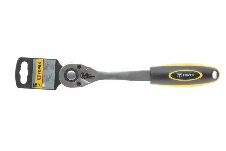 Ключ-трещотка, изогнутый 1/2" 255 мм TOPEX 38D542