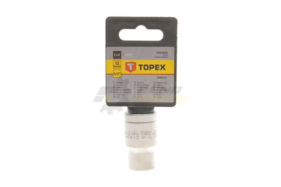 Головка сменная 6-гранная 1/2", 12 мм TOPEX 38D712 (фото 1)