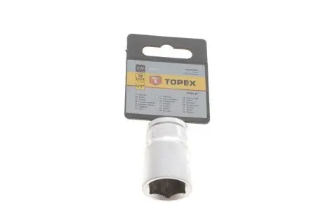 Головка сменная 6-гранная 1/2", 18 мм TOPEX 38D718