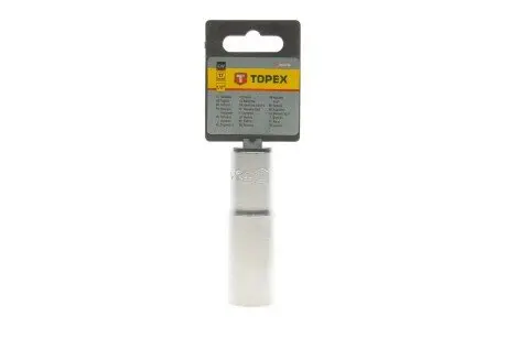 Головка змінна 6-гранна довга 1/2", 17 мм TOPEX 38D756