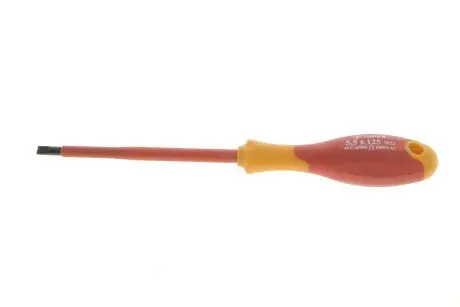 Викрутка шліцева 1000В, 5.5 x 125 5 мм,, CrMo TOPEX 39D473