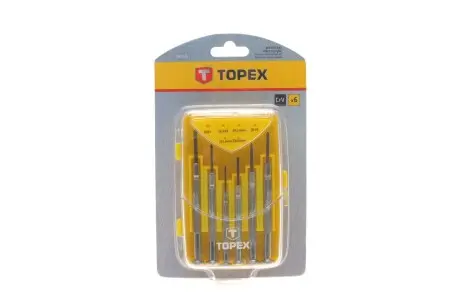 Викрутки прецизійні, набір 6 шт.*1 уп. TOPEX 39D559