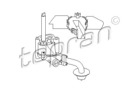 Помпа масляна TOPRAN / HANS PRIES 100257