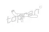 Патрубок системи охолодження VW Golf II 1.6TD 88-93 TOPRAN / HANS PRIES 101453 (фото 1)