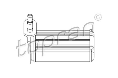Радiатор пiчки TOPRAN / HANS PRIES 103147