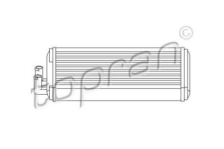Радiатор пiчки TOPRAN / HANS PRIES 103705