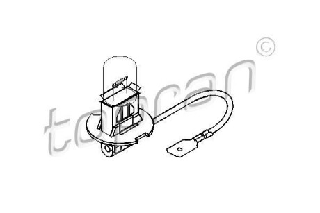 Автолампа H3 12V 55W PK22s TOPRAN / HANS PRIES 104498