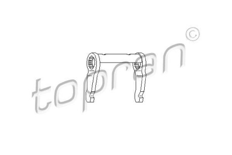Вилка, система сцепления TOPRAN / HANS PRIES 107293