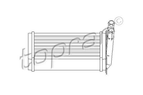 Радiатор пiчки TOPRAN / HANS PRIES 107407