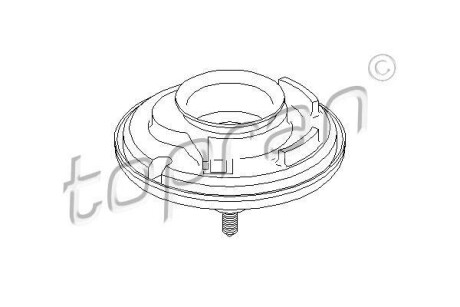 Тарiлка пружини TOPRAN / HANS PRIES 108299