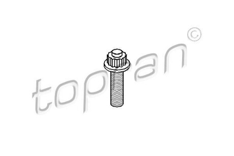 Болт шкiва M14x1,5mm L=65mm TOPRAN / HANS PRIES 108642