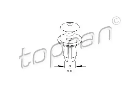 Пружинний зажим TOPRAN / HANS PRIES 108803