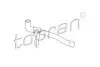 Патрубок системы охлаждения VW Caddy 96-03, Golf 92-98, Passat 88-97, Polo 96-00, Sharan 96-00 TOPRAN / HANS PRIES 109009 (фото 1)